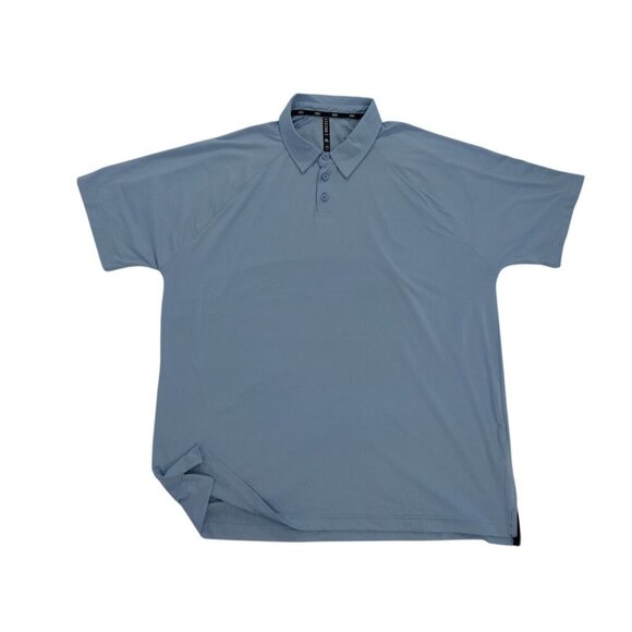 Legend Inspire XL Mens Polo Shirt Light Blue Polyester/Spandex Blend, NWT. - Picture 1 of 7